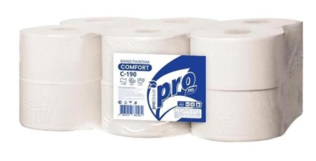 Бумага туалетная 200м 1 сл.  целлюлоза 100% белая ПРО | СЯСЬ