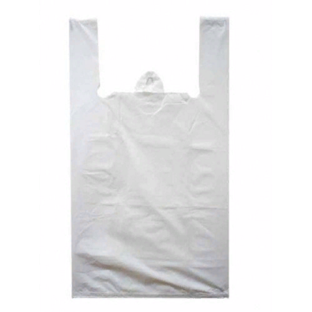 Пакет-майка белая 30*57 35мкм ПВД 500шт/уп