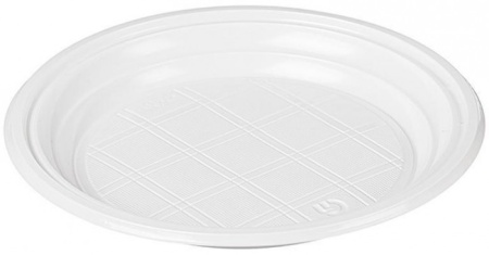 Тарелка пластиковая 17см 100шт/упак