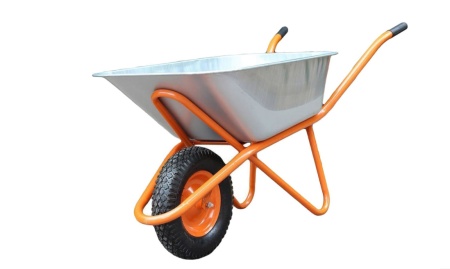 Тачка строительн.надувн. колесо г/п-220кг, объем -120л