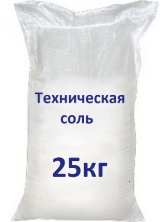 Противогололедный реагент Соль техническая 25 кг