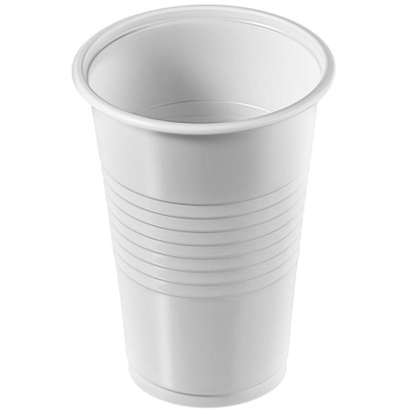 Стакан одноразовый 200мл белый 100шт/упак